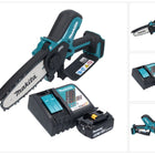 Makita DUC 150 RT 18 V 15 cm Tronconneuse d'elagage sans fil 18 V Brushless + 1x Batterie 5,0 Ah + chargeur