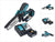 Motosierra a batería Makita DUC 150 RG 18 V 15 cm sin escobillas + 1x batería 6,0 Ah + cargador