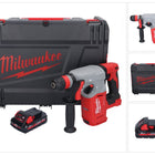 Milwaukee M18 BLHX-301X cordless combihammer 18 V 2.3 J brushless + 1x rechargeable battery 3.0 Ah + HD box - without charger