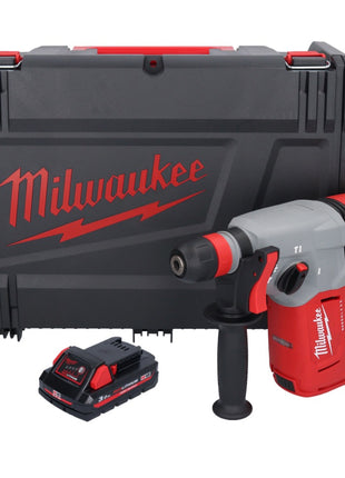 Martillo combinado a batería Milwaukee M18 BLHX-301X 18 V 2,3 J sin escobillas + 1x batería 3,0 Ah + caja HD - sin cargador