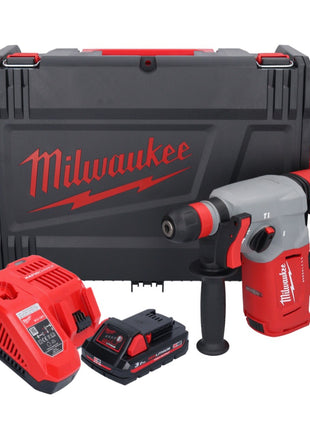 Martillo combinado a batería Milwaukee M18 BLHX-301X 18 V 2,3 J sin escobillas + 1x batería 3,0 Ah + cargador + caja HD