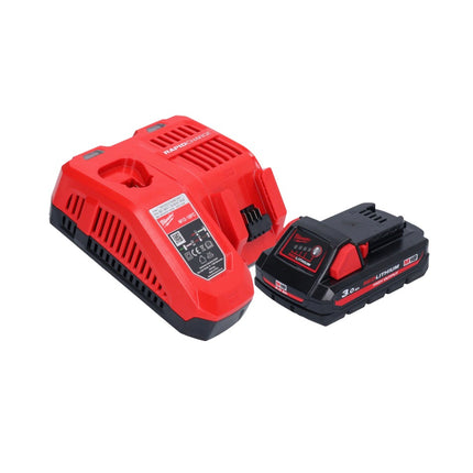 Milwaukee M18 BLHX-301X cordless combihammer 18 V 2.3 J brushless + 1x rechargeable battery 3.0 Ah + charger + HD box