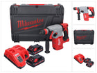 Martillo combinado a batería Milwaukee M18 BLHX-302X 18 V 2,3 J sin escobillas + 2x baterías 3,0 Ah + cargador + caja HD