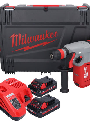 Milwaukee M18 BLHX-302X Akku Kombihammer 18 V 2,3 J Brushless + 2x Akku 3,0 Ah + Ladegerät + HD-Box