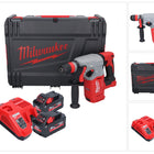 Milwaukee M18 BLHX-552X Akku Kombihammer 18 V 2,3 J Brushless + 2x Akku 5,5 Ah + Ladegerät + HD-Box