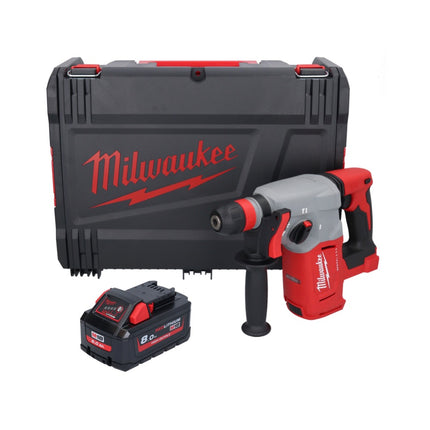 Milwaukee M18 BLHX-801X cordless combihammer 18 V 2.3 J Brushless + 1x battery 8.0 Ah + HD box - without charger