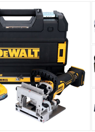 DeWalt DCW 682 NT cortador de tacos planos a batería 18 V 102 x 20 mm sin escobillas + 1x batería Powerstack 1,7 Ah + TSTAK - sin cargador