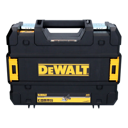 DeWalt DCW 682 E2T cordless flat dowel cutter 18 V 102 x 20 mm brushless + 2x Powerstack battery 1.7 Ah + charger + TSTAK