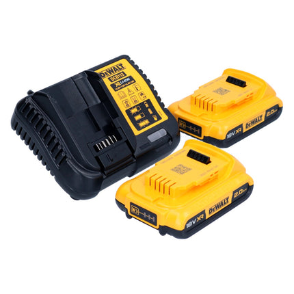 DeWalt DCW 682 D2T Fraiseuse sans fil pour chevilles plates 18 V 102 x 20 mm Brushless + 2x batterie 2,0 Ah + chargeur + TSTAK