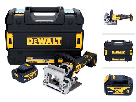 DeWalt DCW 682 NT cortador de tacos planos a batería 18 V 102 x 20 mm sin escobillas + 1x batería 4,0 Ah + TSTAK - sin cargador