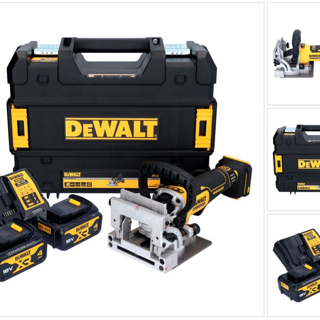 Akumulatorowa wyrzynarka do kołków płaskich DeWalt DCW 682 M2T 18 V 102 x 20 mm bezszczotkowa + 2x akumulator 4,0 Ah + ładowarka + TSTAK
