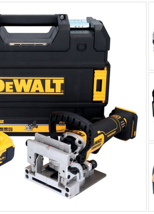 DeWalt DCW 682 NT cortador de tacos planos a batería 18 V 102 x 20 mm sin escobillas + 1x batería 5,0 Ah + TSTAK - sin cargador