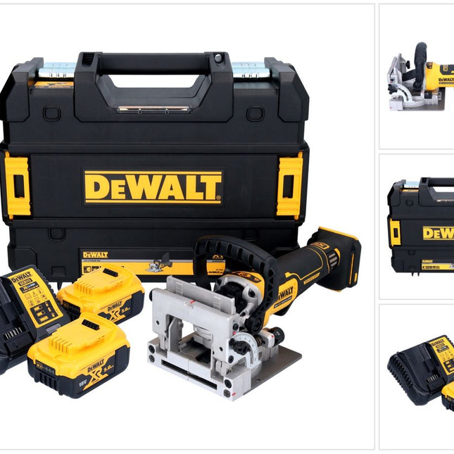 Akumulatorowy frez do kołków płaskich DeWalt DCW 682 P2T 18 V 102 x 20 mm bezszczotkowy + 2x akumulator 5,0 Ah + ładowarka + TSTAK