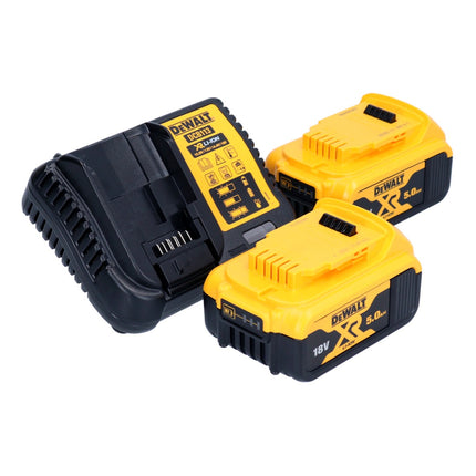 DeWalt DCW 682 P2T Fraiseuse à lamelles sans fil 18 V 102 x 20 mm sans balai + 2x batterie 5,0 Ah + chargeur + TSTAK