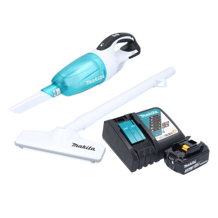 Aspiratore a batteria Makita DCL 181 FRF1WX 18 V 53 mbar 0,65 L + 1x batteria ricaricabile 3,0 Ah + caricatore