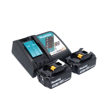 Aspiratore a batteria Makita DCL 181 FRFWX 18 V 53 mbar 0,65 L + 2x batteria ricaricabile 3,0 Ah + caricatore