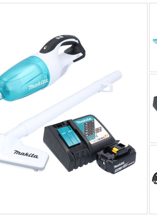 Makita DCL 181 FRM1WX aspirateur sans fil 18 V 53 mbar 0.65 L + 1x batterie 4.0 Ah + chargeur