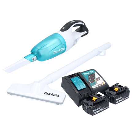 Makita DCL 181 FRMWX cordless hoover 18 V 53 mbar 0.65 L + 2x battery 4.0 Ah + charger