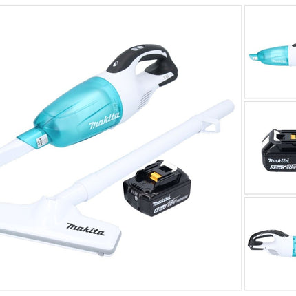 Makita DCL 181 FT1WX cordless hoover 18 V 53 mbar 0.65 L + 1x rechargeable battery 5.0 Ah - without charger