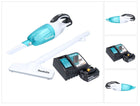 Makita DCL 181 FRTWX aspirateur sans fil 18 V 53 mbar 0,65 L + 2x batterie rechargeable 5,0 Ah + chargeur