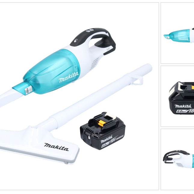 Makita DCL 181 FG1WX cordless hoover 18 V 53 mbar 0.65 L + 1x rechargeable battery 6.0 Ah - without charger