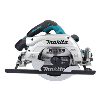 Makita DHS 900 F2U scie circulaire portative sans fil 36 V ( 2x 18 V ) 235 mm sans balais + 2x batterie 3,0 Ah + adaptateur Bluetooth - sans kit de chargement
