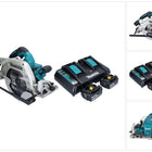 Sierra circular a batería Makita DHS 900 PF2U 36 V (2x 18 V) 235 mm sin escobillas + 2x batería 3,0 Ah + cargador doble + adaptador Bluetooth