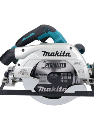 Makita DHS 900 M2U Akku Handkreissäge 36 V ( 2x 18 V ) 235 mm Brushless + 2x Akku 4,0 Ah + Bluetooth Adapter - ohne Ladegerät