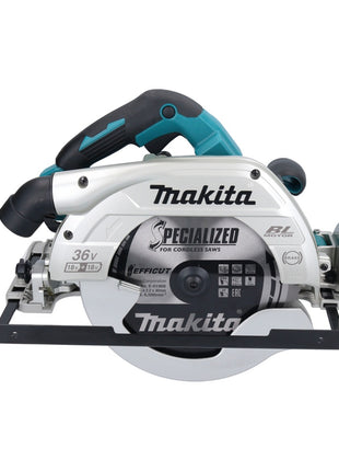 Makita DHS 900 T2U scie circulaire portative sans fil 36 V ( 2x 18 V ) 235 mm sans balais + 2x accu 5,0 Ah + adaptateur Bluetooth - sans kit de chargement