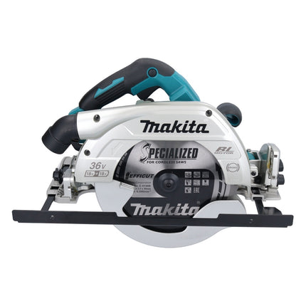 Sierra circular a batería Makita DHS 900 T2U 36 V (2x 18 V) 235 mm sin escobillas + 2x batería 5,0 Ah + adaptador Bluetooth - sin cargador