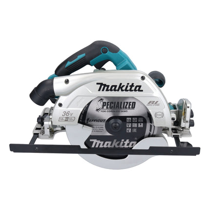 Sierra circular a batería Makita DHS 900 G2U 36 V (2x 18 V) 235 mm sin escobillas + 2x batería 6,0 Ah + adaptador Bluetooth - sin cargador