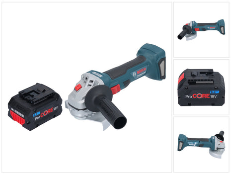 Bosch GWS 18V-7 Professional Meuleuse angulaire sans fil 18 V 125 mm Brushless + 1x batterie ProCORE 8,0 Ah - sans chargeur