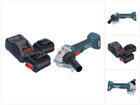 Bosch GWS 18V-7 Professional Akku Winkelschleifer 18 V 125 mm Brushless + 2x ProCORE Akku 8,0 Ah + Ladegerät