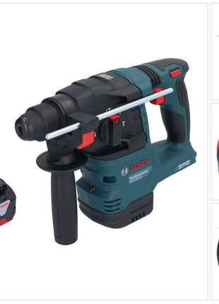 Bosch GBH 18V-22 Taladro percutor inalámbrico profesional 18 V 1,9 J SDS Plus Brushless + 1x batería 4,0 Ah - sin cargador