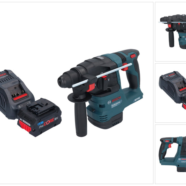 Bosch GBH 18V-22 Professional Marteau perforateur sans fil 18 V 1,9 J SDS Plus Brushless + 1x batterie ProCORE 8,0 Ah + chargeur