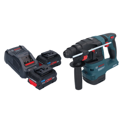 Bosch GBH 18V-22 Professional Marteau perforateur sans fil 18 V 1,9 J SDS Plus Brushless + 2x ProCORE Batterie 8,0 Ah + chargeur
