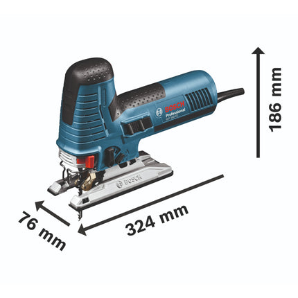 Bosch GST 160 CE Profesjonalna wyrzynarka wahadłowa SDS 800 W ( 0601517000 ) + L-Boxx