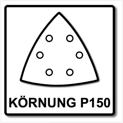 Festool STF V93/6 P 150 GR /100 feuilles de ponçage grenat 100 Pièces ( 497395 )