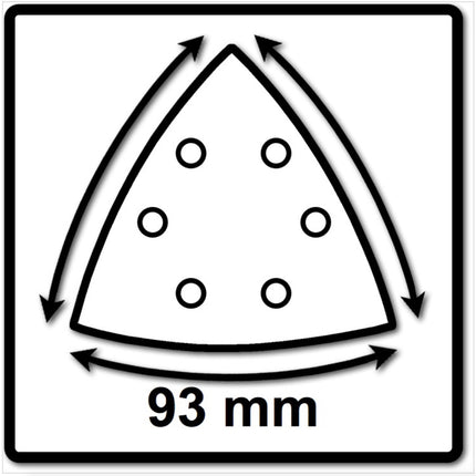Festool STF V93/6 P 150 GR /100 feuilles de ponçage grenat 100 Pièces ( 497395 )
