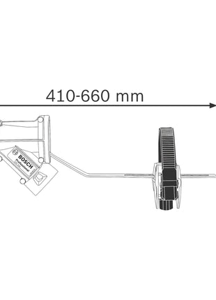 Bosch GDE Max Absaugadapter für Bohr und Schlaghämmer - SDS Max kompatibel ( 1600A001G9 )