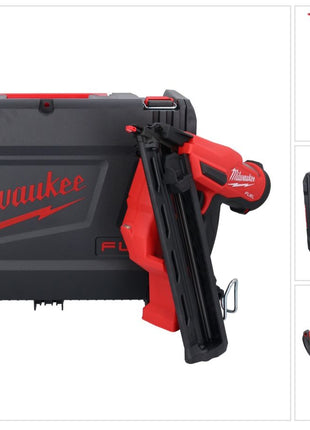 Clavadora a batería Milwaukee M18 FN15GA-0X 18 V sin escobillas 32 - 64 mm (4933478091) Solo + HD Box - sin batería, sin cargador