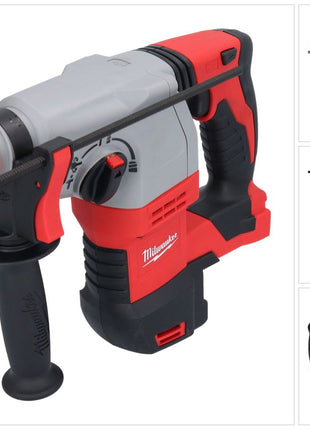 Martillo combinado a batería Milwaukee M18 HD18HX-0 18 V 2,4 J (4933408320) Solo - sin batería, sin cargador