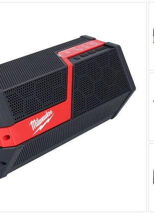 Milwaukee M12-18 JSSP-0 altavoz a batería 12 - 18 V Bluetooth (4933459275) IP54 Solo - sin batería, sin cargador