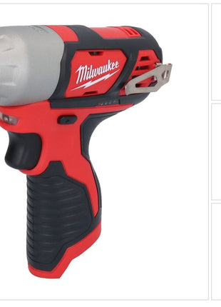 Llave de impacto inalámbrica Milwaukee M12 BIW38-0 12 V 135 Nm 3/8˝ Solo (4933441985) - sin batería, sin cargador