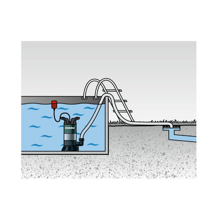 Metabo PS 15000 S Pompe submersible pour eaux sales ( 0251500000 ) 850 watts débit 15000 l/h