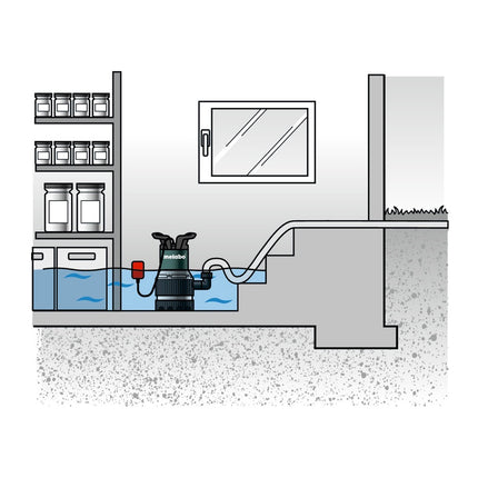 Pompa zanurzeniowa kombi Metabo TPS 14000 S COMBI ( 0251400000 ) 770 W Natężenie przepływu 14000 l/h