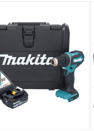 Makita DDF 485 RT Perceuse-visseuse sans fil 18 V 50 Nm Brushless 1x batterie 5,0 Ah + chargeur + Coffret