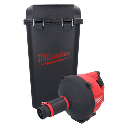 Limpiador de tuberías a batería Milwaukee M18 FDCPF8-0C 18 V (4933459683) + espiral + estuche - sin batería, sin cargador
