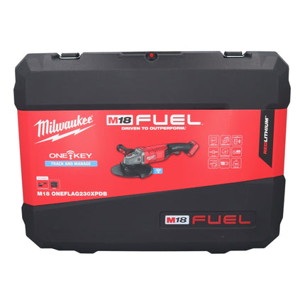 Amoladora angular a batería Milwaukee M18 ONEFLAG230XPDB-0C 18 V 230 mm (4933478782) Brushless + HD Box - sin batería, sin cargador