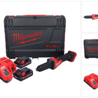 Amoladora recta a batería Milwaukee M18 FDGROVB-302X 18 V sin escobillas + 2x baterías 3.0 Ah + cargador + caja HD